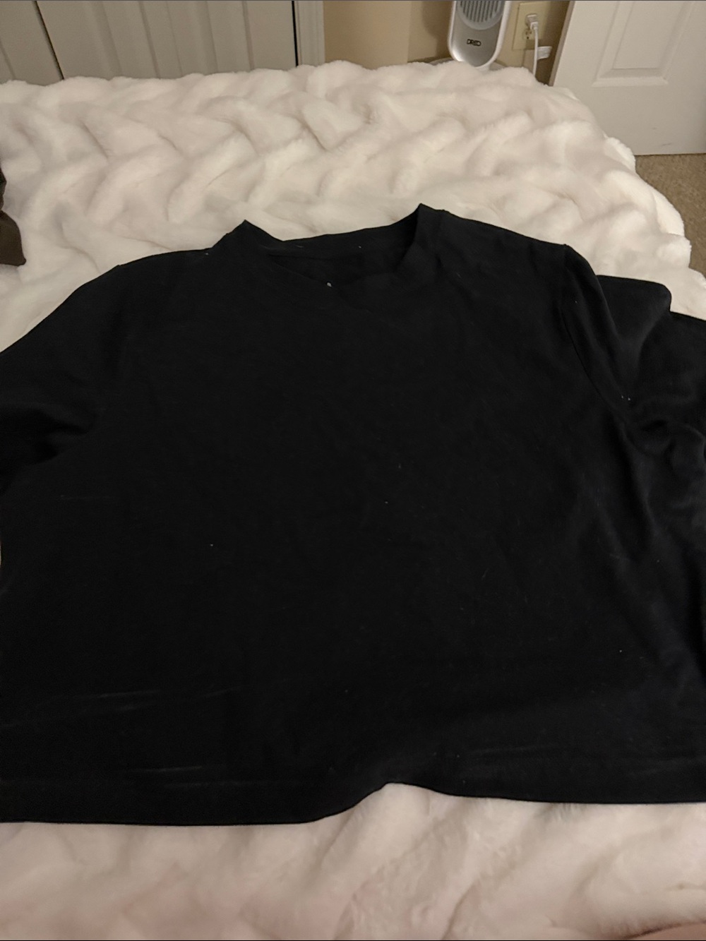 Classic Black Cropped Tee